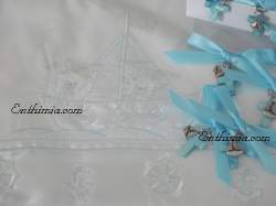 2301B. Sailing Bears Baptism Theme Package - 4 Piece set + Matching Witness Pins